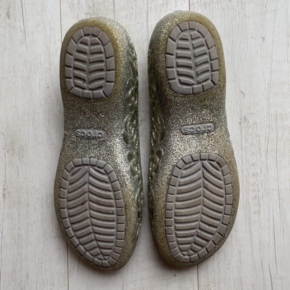 CROCS Isabella Jelly Flats Size J3 - Picture 4 of 4